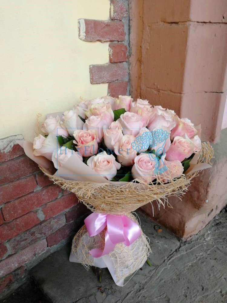 Букет пудровый восторг Букет роз Пудровый восторг